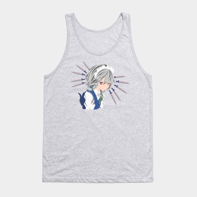 Sakuya Izayoi Tank Top by stargatedalek